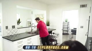 Horny Latina Emily Willis gets pounded by Keiran Lee’s huge cock