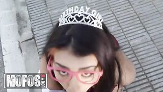 Kitty Love celebrates her birthday with a surprise gift from Jordi