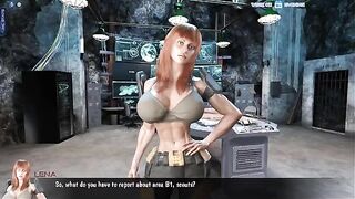 Black Widow gets fucked by a muscle man in a latex suit