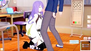 Play Koikatsu! game and fuck big tits Moona Hoshinova