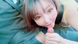 A juicy girl got her pussy wet on a wild car ride with a thrilling finish