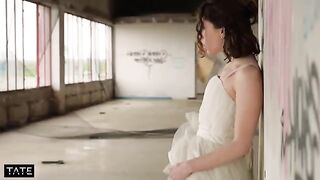 Ginger teeny gets fucked by stranger on her wedding day