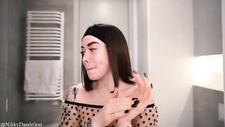 A girl woke up with a stranger in her panties