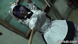 Busty Yui Satonaka is being fucked by multiple men in an intense session