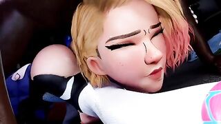 Blacked compilation with hot girls from Fortnite in intense scenes