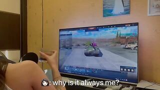 The wife fucked at her husband's knowledge and without hiding