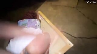 Daddy, stop what you're doing and fuck my ass like a slutty ebony teen