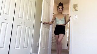 A stepbrother is given lessons in relaxation by a hot Latina step sister
