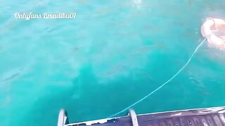 Fucking in a public boat, exclusive content