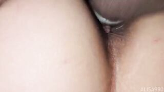 The wife gets fucked by her husband and his friend in a bi-sex threesome