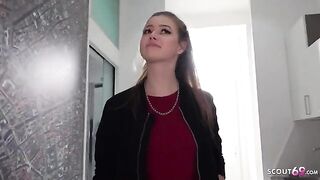 Cute teen Olivia Sparkle from Prague gets fucked by German scout