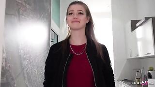 Cute teen Olivia Sparkle from Prague gets fucked by German scout