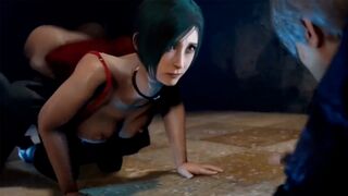 Ada Wong cheating on Leon with a mysterious man