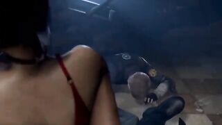 Ada Wong cheating on Leon with a mysterious man