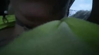 Katty Blake gets her pussy railed in the car in Bucaramanga