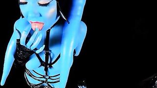 Twi'lek slut trains to please an ALiEN MASTER in this parody