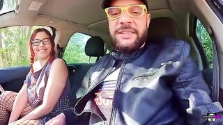 Amateur blowjob with non-sense Italian dialogues and no limits outdoor sex
