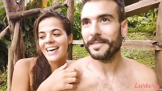 The couple has a great sex on a sunny day