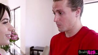 Stepsister Aria Valencia confesses to having impulse control issues, getting intimate in POV style