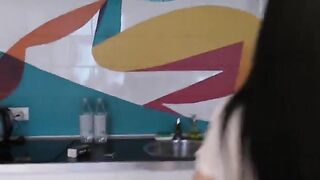 Skinny Asian teen got fucked hard by my balls