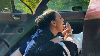 First public sex with a stranger in the car - Eva Soda’s wild side