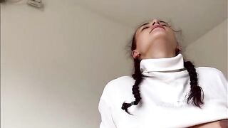A pregnant stepsister gets fucked by her stepbrother