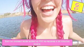 A foreign girl exposes herself at night, an Italian is her husband, a porn documentary