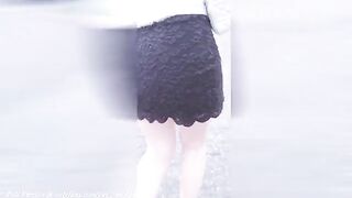 This girl is a total slut and she gets fucked hard in public