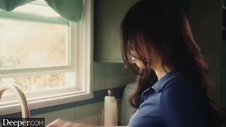 College girl Kylie gets banged by her tutor