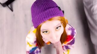 Redhead cutie presented me her ass after a blowjob in 4K