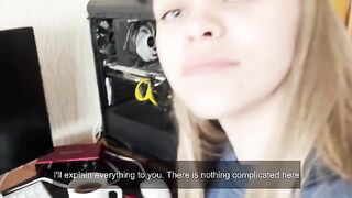The girl studied anatomy by fucking with her boyfriend in a steamy session
