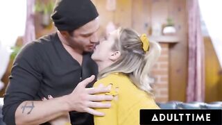 Aiden Ashley gets her pussy smashed by Nathan Bronson’s cock