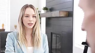 Skinny babe Lily Larimar needs to get fucked to get a job