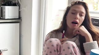 A couple enjoys sex while traveling, capturing their intimate moments on camera