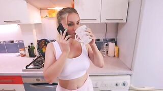 The unfaithful woman called her friend to visit and her husband heard everything