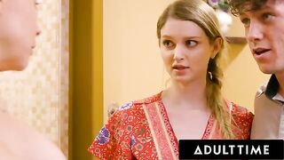 A masseuse introduces her girlfriend and boyfriend to a special massage experience