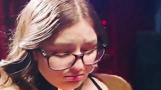 Leana is timid, but fucked hard by dominant Maximo in a deep scene