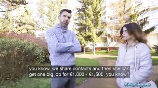 Public Agent cheats on her husband with a stranger