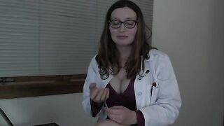 The doctor checked the man’s cock and gave a passionate treatment