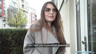 Hot babysitter Miriam More gets fucked by stranger in flat
