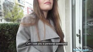 Hot babysitter Miriam More gets fucked by stranger in flat