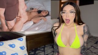 A stepson fucks his stepmom with a captivating ASMR reaction, brought to life by Luxury Girl