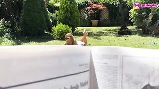 I wore FREUTOY in the garden and my ass was filled with cum!
