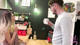 My BF fucked me in the kitchen, it was just a test