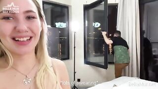 What we do on porn shootings for real - a sex vlog by Bella Mur