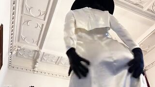 Gorgeous cosplay of Lady Dimitrescu from Resident Evil Village getting banged hard