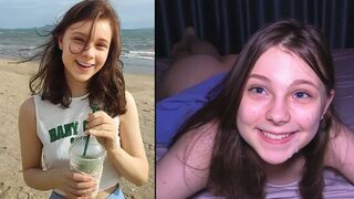The young girl is fucking with a guy and makes him cum three times