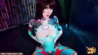 Overwatch NERF THIS ASS Dva - SweetDarling - high quality action