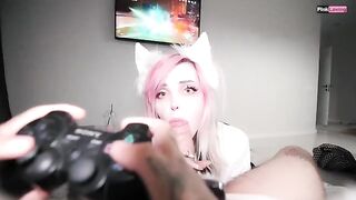 I play Genshin Impact while my pretty babe fucks me properly