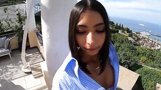 I have a surprise for you... The best double blowjob in FFM style